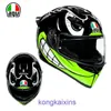 Casco AGV K1 Moto da corsa Copertura integrale Antiappannamento Brigata da uomo e da donna Leggero da corsa K1s