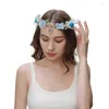 Hair Clips Adjustable Elegant Flower Halloween Cosplay Fairy Hoop For Teens Girl