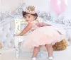 Principessa ragazza indossa abito senza maniche con fiocco per la festa di compleanno di 1 anno Costume per bambini Estate per eventi Occasioni abiti infant9379894