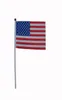 1421cm bandeira dos EUA tamanho pequeno bandeira do país bandeira mundialAmérica mão bandeira75D polyster mini bandeira 100PCSLOT8839922