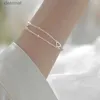 Perlen Luxus Mode Doppel Liebe Herz Hohle Runde Perlen Armband für Frauen Einstellbare Armband Romantische Hochzeit Schmuck GeschenkL24213