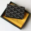 Designer Luxury Card Holder Purses Plånbok Kvinnor Väskor Small Bag Black Bag dragkedjan eller flip-top design kommer med dammväska och presentföretag, personliga kvinnors plånböcker