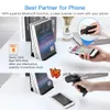 Eyoyo 2d Phone Clip Bluetooth Barcode Scanner Scanner Portable Data Matrix Code 1D QR Android IOS System 240229