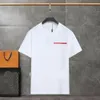 Designer T Shirt mens brand ppdda T Shirt praddas Tees Summer T-shirt ampia e aderente Top manica corta Triangolo invertito TShirt uomo felpa di lusso maglietta oversize