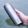 Portable Water Bottle Wide Mouth Leakproof Outdoor Camping Hiking Cycling Tea Coffee Cup Kettle Drinkware 400ml 600ml 240306