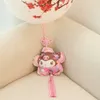 Girl Heart Pink Cherry Blossom Kuromi Five pointed Star Plush Bag Pendant Dormitory Decoration Key Book Bag Pendant