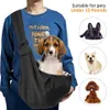 Qet transportadora bolsa de viagem lona ombro portátil ao ar livre transportadora saco cão frente mochila head233g