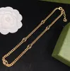 S925 Gold Designer Necklace G Jewelry Fashion Necklace Gift