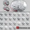 Liberty Coins 63pcs USA Walking Bright Silver Copy Coin Full Set Art Collectible275s