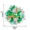 Dekoratif Çiçekler St Patrick Günü Çelenk Bir Konuk Kapısı Askılı Süslü Festival Partisi Dekorasyonu olarak Evime Hoş Geldiniz