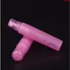 30pcs / lot Promotion 5ml en plastique rose vaporisateur vide 1 / 6oz rechargeable femmes mini cosmétique parfum conteneur petit parfum pothood qté Fqdt