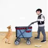 DODOPET Pet Dog Stroller Pet Dog Foldable Carrier Strolling Cat Outdoor Carrier Cart Four Wheel Stroller1212f