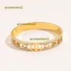 Bangle Bangle Fashion Wholesale Classic Bracelets Women Bangle Luxury Designer Bracelet Crystal 18K Gold Plated Stainless steel Wedding Lovers Gift Jewelry 2024