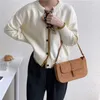 HBP Non-Brand Wholesale Womens Handbags Fashion Solid Color Ladies Shoulder Bag Elegant Temperament Faux Suede Rectangular Hand Bags