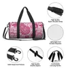 Outdoor Bags Floral Paisley Retro Sports Pink Traditional Luggage Gym Bag With Shoes Vintage Handbags Couple Printed Weekend Fitness