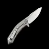 ZT 0095 0095BW couteau pliant en alliage de titane, plein air Camping chasse poche EDC outil ZT0095 couteau