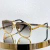 HOCHWERTIGE Designer-Sonnenbrille für Männer und Frauen, Sommer, klassischer Metallstil, 121, Anti-Ultraviolett, Retro-Platte, quadratisch, voller Rahmen, modische Brillen, zufällige Box