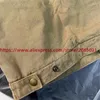 Herrenjacken Schwergewicht Denim Reißverschlussjacke Männer Frauen Qualität Grau Khaki Vintage Kleidung Mantel