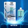 WGA le Crystal Pro Max + 100% Cigarette électronique d'origine 10k 12k 15k Puff 40 FLAVOR