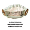 Divertente Cat Tunnel letto Pieghevole Piega Tenda per animali Gattino Cucciolo Furetti Coniglio Giocattoli interattivi 2 fori Tunnel Pet gatto nido T200229210H