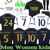 23 24 Vini JR Soccer Jerseys Bellingham Fans Player نسخة Camavinga Tchouameni Valverde Asensio Modric Real Madrid 2023 2024 Football Shirt Men Kids Kits