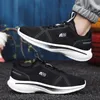 Zapatillas de correr de moda para hombres, mujeres, transpirables, negro, blanco, rojo, GAI-13, entrenadores para hombre, zapatillas de deporte para mujer, talla 7-10