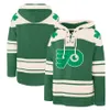 2024 St. Patrick's Day Pullover Blue Jersey Custom dowolne nazwisko dowolne numerem zszywane bluzy sweter sportowy