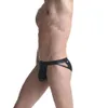 Couro b sexy cuecas jockstrap cuecas masculinas calcinha sissy gay casal bolsa erótica breve para homem gg riefs rief