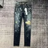 Jeans Lila Marke Modetrend Kusbi Jeans Designer Ksubi Jeans Herren Skinny Jeans Luxus Denim Hose Distressed Ripped Biker Black Jean Slim Fit Jeans 738 173