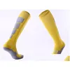 Sports Socks Long Football Knee High Soccer Anti Slip Men For Basketball Running Cycling Gym Jogging Drop Delivery Outdoors Athletic O Otogt