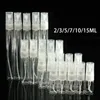 2/3/5/7/10/15 ml mini Clear Glass Refillable Parfym Pump Spray Bottle Atomizer tom kosmetisk provgåva behållare mewqv kgcqw