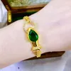 Biting Fashionable Emerald Vintage Antique Cuban Chain Spirit Snake Royal Blue Bracelet For Women Bracelet