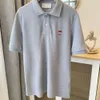 Summer Women Polo Shirt Designer T koszule damskie Lapel krótkie rękawy