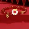 Bangle Lucky Red Pärled Dragon Armband Unisex Fashion Creative Handmade Armband Lycka till AMULET WEALLMEYCHEY NEW Year Gift LDD240312