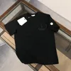 M73424 Monclair hommes designer t-shirt t-shirts polos col rond imprimé style polaire vêtements d'été avec t-shirt en pur coton pour hommes et femmes taille asiatique