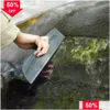 Autres accessoires d'intérieur Nouveau anti-rayures Soft Sile Handy Squeegee Outils d'enveloppe de voiture Outils d'essuie-glace de fenêtre d'eau Lame de séchage Propre Scra Film Scr Ot6Xf