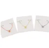 Hanger Kettingen Ketting Echt 18K Goud/Verzilverd Holle Strass Bloemen Bungelt Glitter Sieraden Letter Cadeau Met gratis stofzak