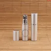 20 teile/los Großhandel 5 ml Aluminium Glas Parfüm Flasche Mini Parfum Spray Container Frauen Kosmetik Topf Flüssigkeit Packaginghood menge Rhckn