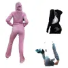Женские спортивные костюмы Juicy Apple Veet, костюмы для шитья, комплект из двух предметов для бега, велюровая толстовка, толстовка с капюшоном, брюки, костюм, женский 0R8M