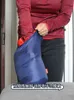 Piumino Finitura Borsa da viaggio Borsa da viaggio portatile Bocca con coulisse Carica impermeabile Abbigliamento Sacco a pelo Compressione del vento sulla pelle