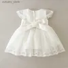 女の子のドレスハッピープルス幼児洗礼服のドレスガールベビーバプテスマ服1年のエレガントな誕生日ドレス