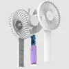 Control Youpin ZMI AF215 Mini USB Rechargeable Handheld Fan 3350mAh Desktop 3 Gear Winds Longer Lasting Low Noise Cooling Electric Fan