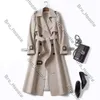 Jaquetas femininas Burberyy Casaco Mulheres Jaqueta Designer Jaqueta Outono Meados de Comprimento Trench Coat Moda Coreana Roupas de Inverno Cinto Bur Jacket para Mulher 709