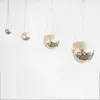 Disco Ball Planter Globe Shape Spiegel Hangende Vaas Bloempotten Hanger Touw Hangende Mand Boheemse Stijl Tuin Decor Vaas 240309