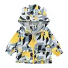 Jackets Autumn Toddler Boys Girls Coat Cute Long Sleeve Cartoon Windbreaker Hooded Tops