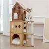Cat Climb Activity Tree Scratcher Kitty Tower Furniture Pet Play House310c