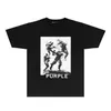 Lange termijn trendy merk PURPLE BRAND T SHIRT T-shirt met korte mouwen ZTHO
