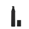 Atacado vazio preto fosco plástico como garrafas de bomba de spray airless 15ml 30ml 50ml dispensador para cosméticos líquidos/loção 11 ll