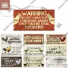 Putuo Decor Panneaux en bois de ferme de poulet Plaques décoratives pour plaques en bois pour décoration murale Q072239r