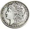 US 1921-P-D-S Morgan Dolar Copy Coin Pirinç Zanaat Süslemeleri Çoğaltma Para Para Para Partileri Ev Dekorasyon Aksesuarları297U